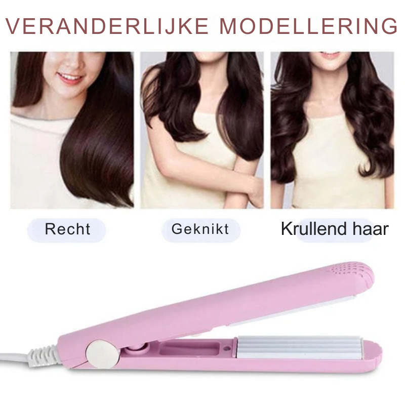 Mini Curling Iron l Curls your hair beautifully in just 5 minutes!