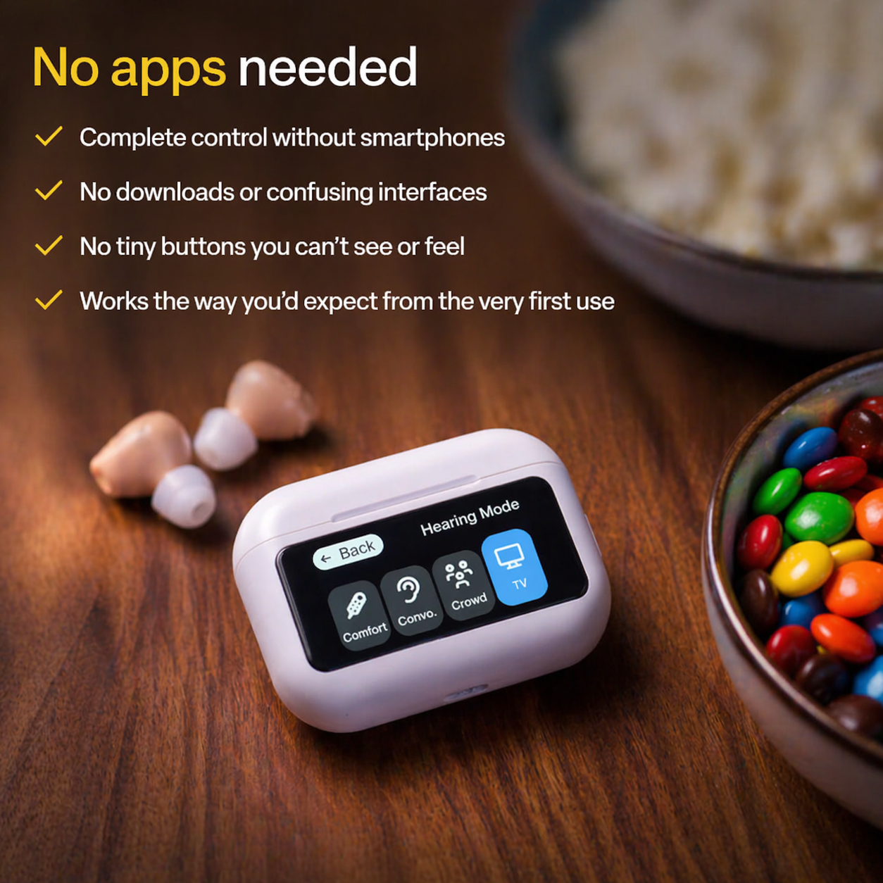Pryxo Atom X PRO— Invisible + AI Noise Reduction
