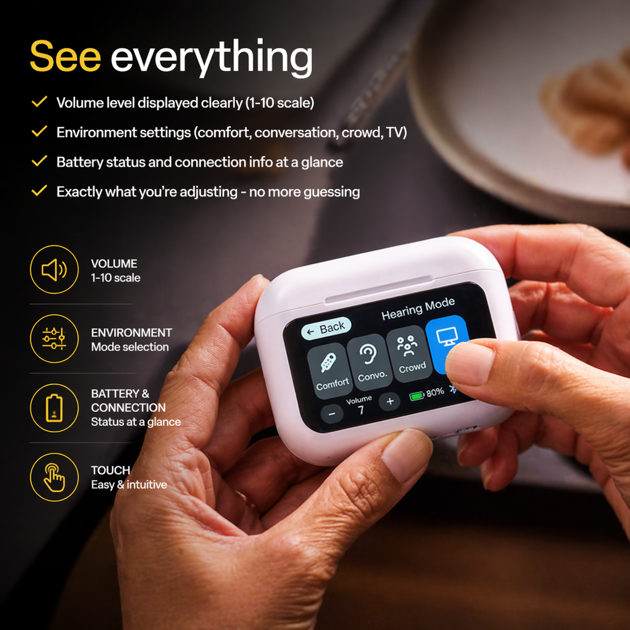 2026 PRYXO Atom X PRO— Invisible + AI Noise Reduction